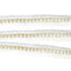 12mm Ivory Pearl Beaded Lustrous Lace Ribbon Gold Fringe - 1m